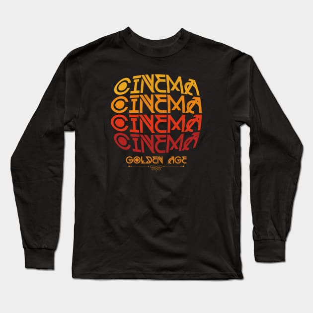 Cinema Golden Age Long Sleeve T-Shirt by CTShirts